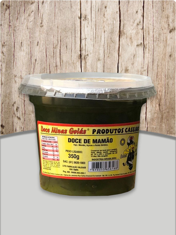 Doce de Mamão Embalagem 350g