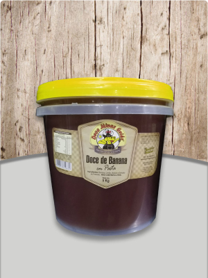 Doce de Banana em Pasta Balde de 5Kg