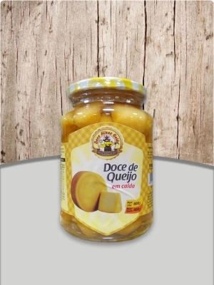 Doce de Queijo em Calda Pote Vidro 600g