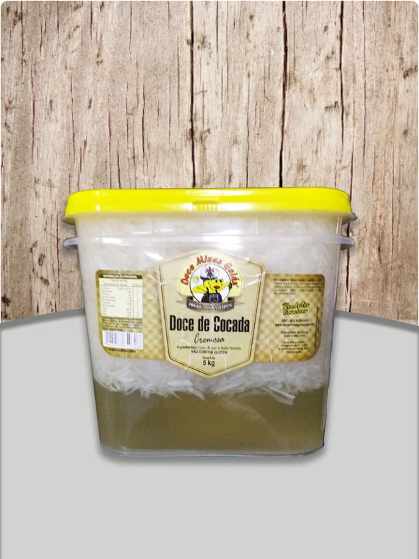 Doce Cocada Cremosa Balde 5Kg